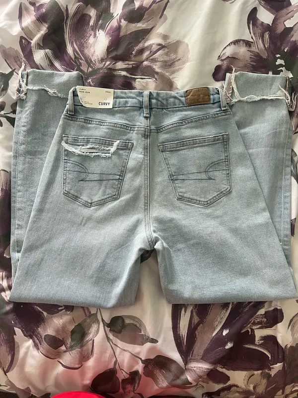 American Eagle Strigid Curvy Mom Jeans - Image 2