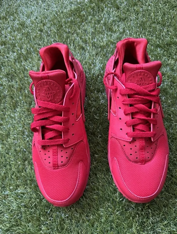 Nike Air Hurache Runner Men's Red Sneakers Size 10.5 - Image 2