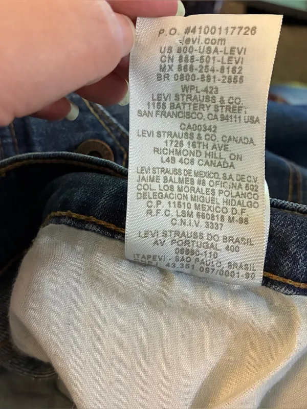 Levi’s 515 Boot Cut Jeans Mid Rise Stretch Medium Wash Blue 14 Short - Image 2