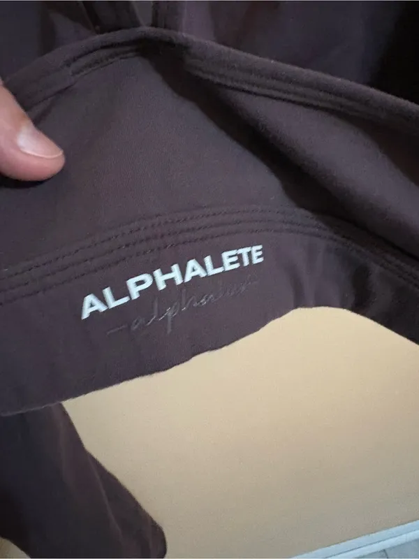 Alphalete Brown Matching Bra & Legging Set - Image 3