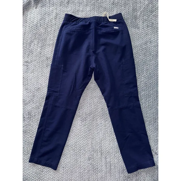Figs Jogger Women Zamora Navy Blue‎ Taper Technical Scrub Size Medium Short - Image 6