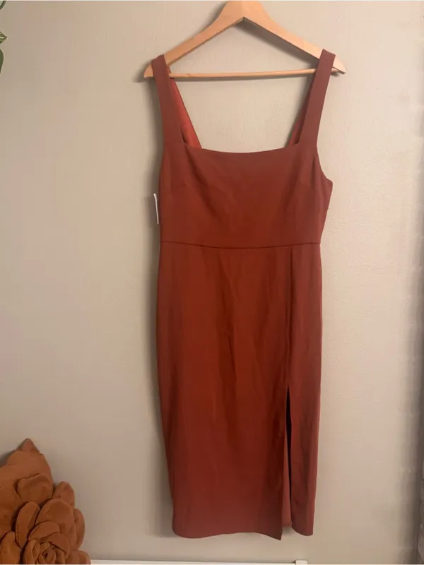 BABATON 90s‎ Slit Midi Dress - Image 2