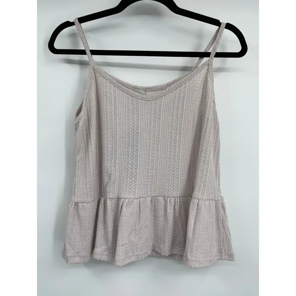 Paper Crane Womens Pink Cami Tank Top Sleeveless Spaghetti Strap Size Medium NEW - Image 8