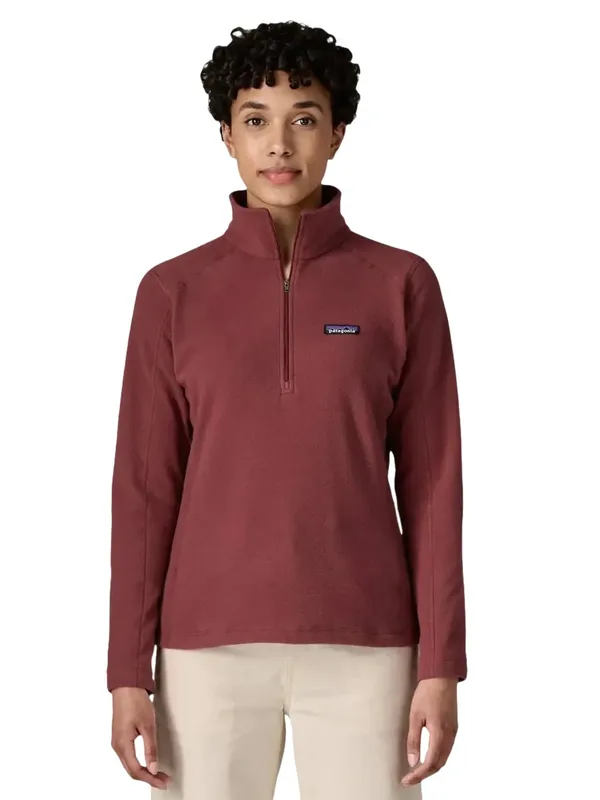 Patagonia Micro-D quarterzip in chicory red - Image 2