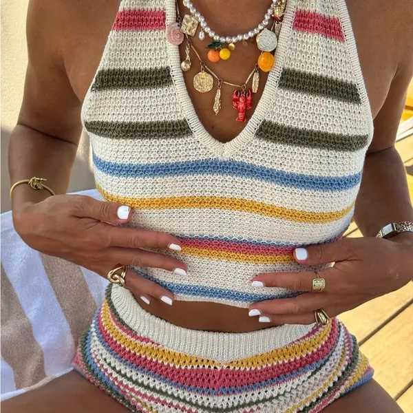 ZARA Crochet Halter Top - Image 2