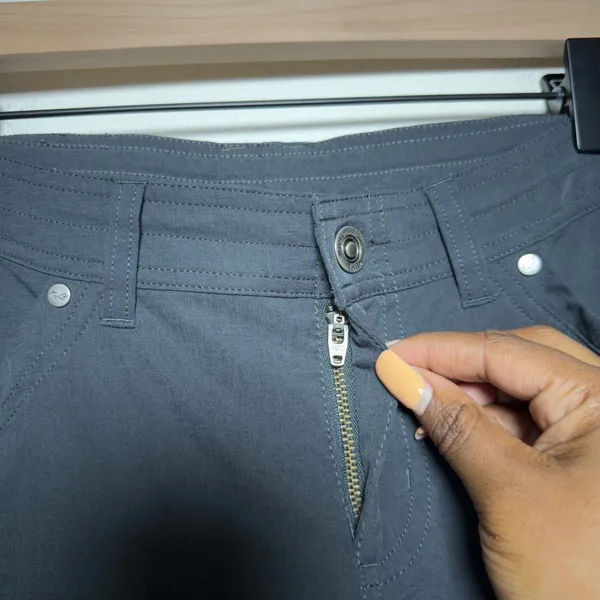 KUHL Women Cargo Pants 8 REG Gray Splash Roll Up Hiking‎ Outdoor Technical Gorp - Image 4