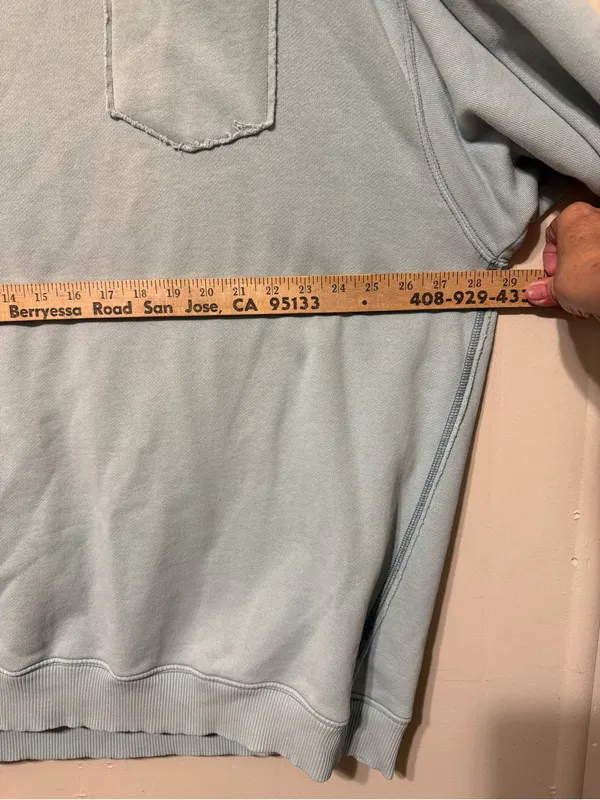 Aerie Light Ment color Crewneck Pocket Sweater XXL - Image 5