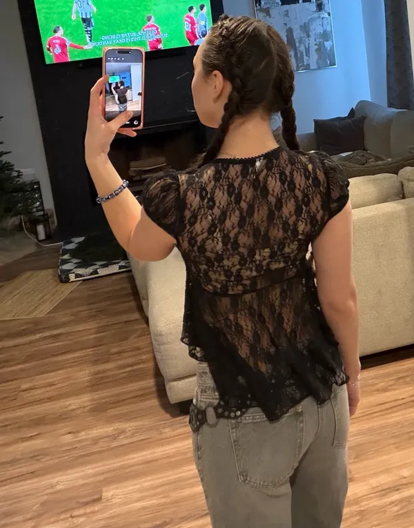 black lace top Size XXS - Image 2