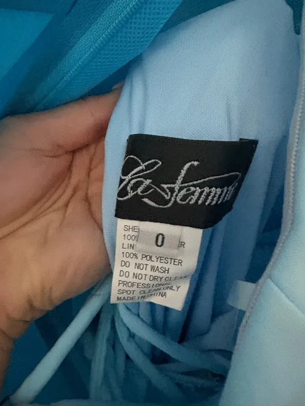 La Femme Mermaid Prom Dress - Image 5