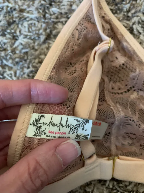 Free People Intimately Mercury Lace Bralette Small - Image 4