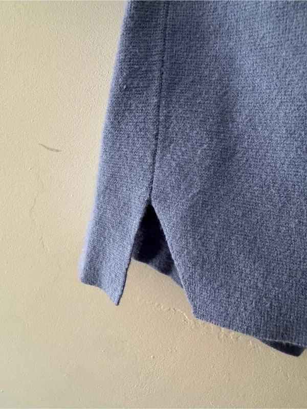 Abercrombie & Fitch‎ Blue Sweater Tee - Image 4