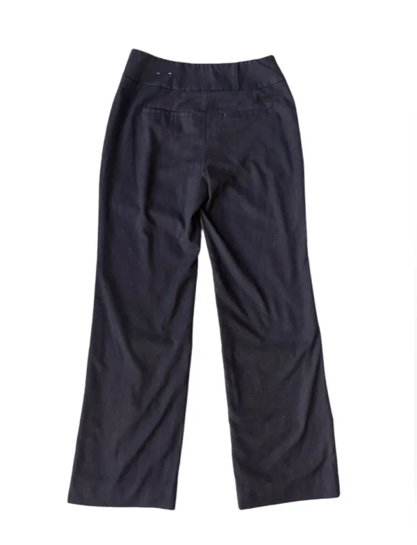 White House | Black Market Dark Plum The Wide Leg Lined Pants - Image 4