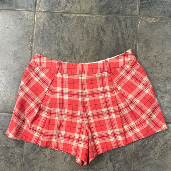 New! Smythe Pleated Plaid Walking‎ Shorts Sz 12 $425 - Image 5