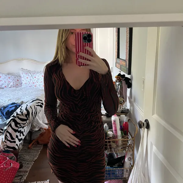 Bershka Dress Zebra - Image 7