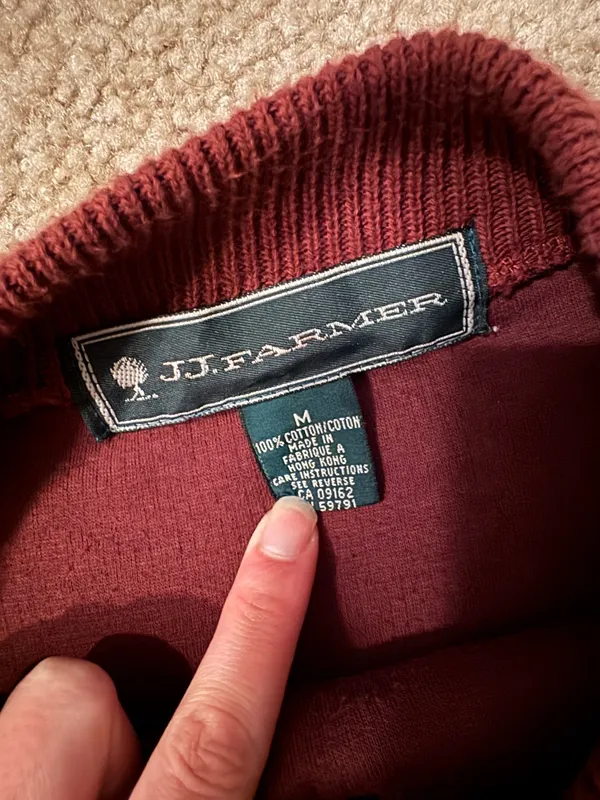 Vintage 100% Cotton Knot Sweater - Image 2