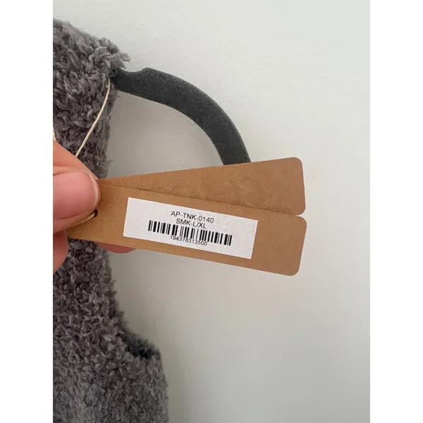 Skims Cozy Collection Knit Tank Top Smoke Grey AP-TNK-0140 L/XL NWT - Image 3