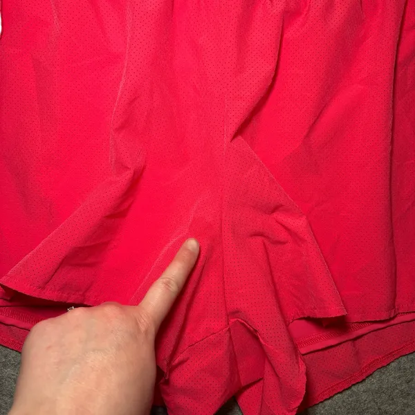 Spyder Active Women's Athletic Shorts Large Red Polyester Spandex - Image 6