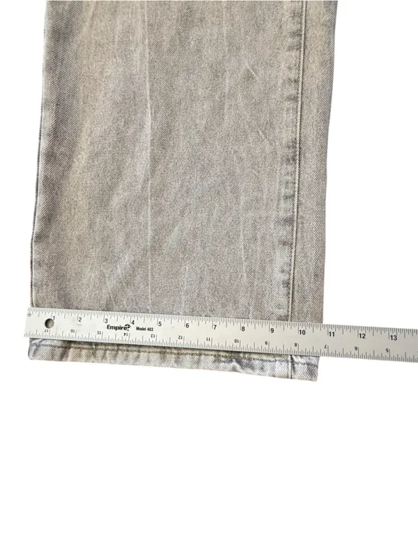 Edikted NWT Gray Washed Wide Leg Jeans Size Women’s Size M High Rise Y2K Baggy - Image 13