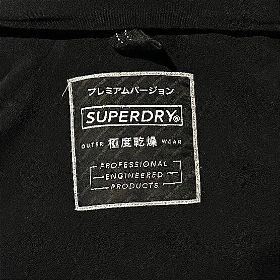 Superdry SD-Windcheater‎ Arctic Impact Jacket Black/Gray/Silver Size 4 GUC - Image 7