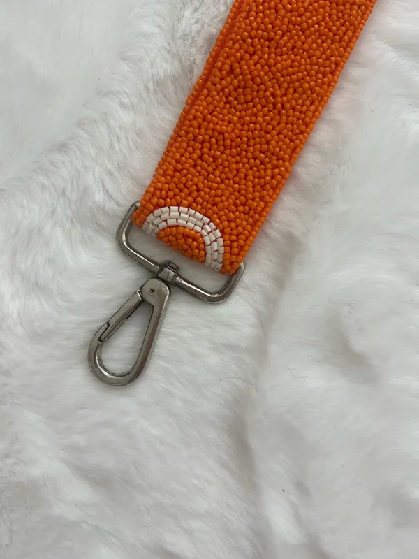 Tennessee Beaded Purse Strap Orange Size undefined - Image 4