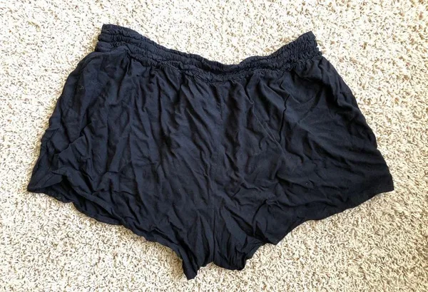 Forever 21 smocked waist tie front shorts Sz L - Image 10