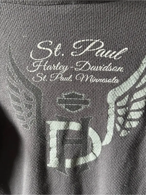Harley-Davidson Hooded Long Sleeve with Rhinestone Logo - Image 6