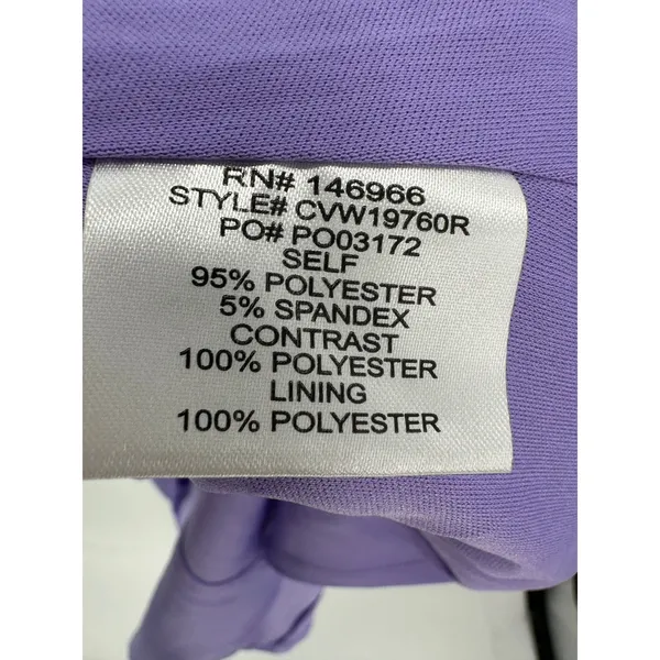 Crystal Doll Juniors Size 3‎ Purple Sequin Maxi Dress Gown Slit Prom Gala Formal - Image 5