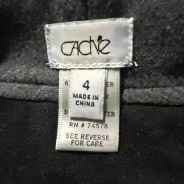 Cache Women's Size 4 Gray Sleeveless‎ Sheath Knee Length Dress - Image 6