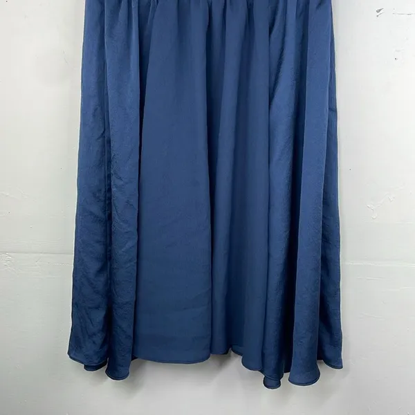 Zara Basics Dark Blue A line skirt size XS - Image 7