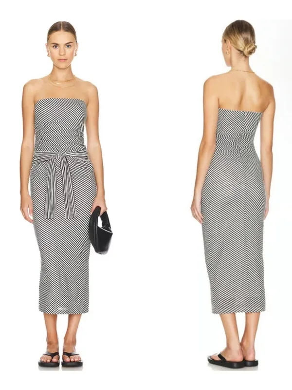 Amanda Uprichard Inaya Strapless Dress Small - Image 2