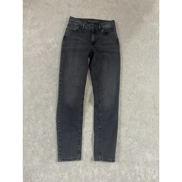 mott bow mom jeans gray Black wash 26x28‎ Size 26 - Image 2