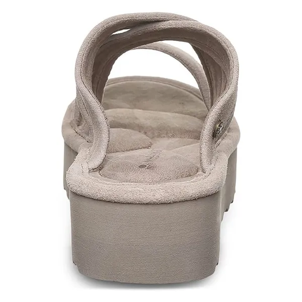 Bearpaw Altitude Platform Slide Sandals Taupe Suede Women’s Size 10 - Image 12