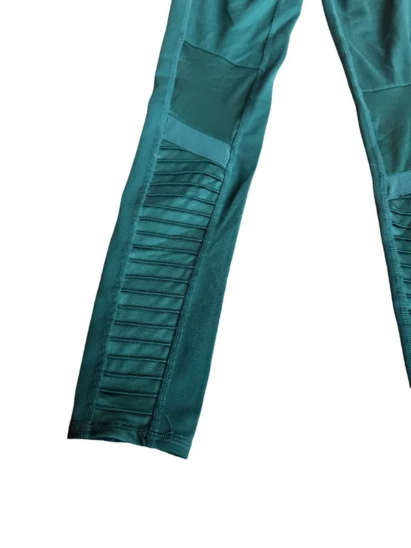 Alo Yoga High-Waisted Moto Leggings Greem Stretch Ankle Length Workout Size XS - Image 10