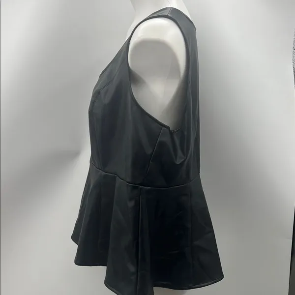 Torrid Black Sleeveless Peplum Top - Image 3