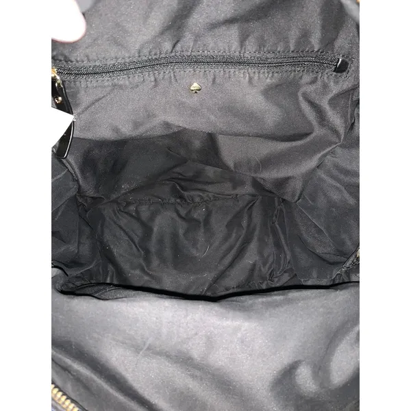 Kate Spade Quilted Nylon‎ Backpack Black Adjustable Straps Women's Bag - Image 11