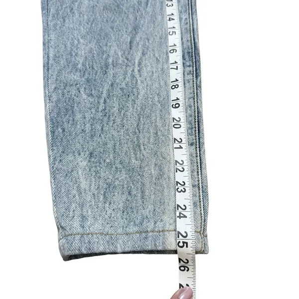 Vintage Levis 501 Women 9 Acid Wash High Rise‎ Tapered Jeans17501-0109 - Image 8