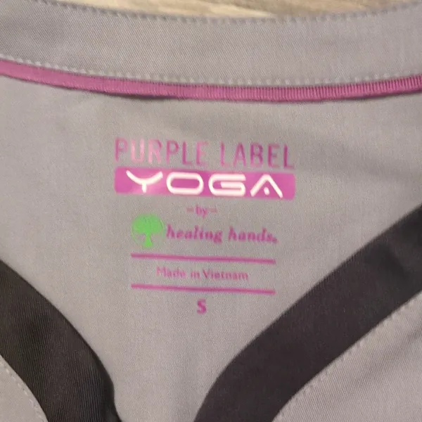 Purple Label Yoga By Healing Hands Jessie Top Size Small - Image 2