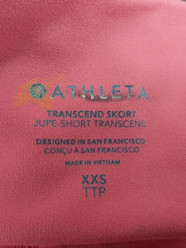 Athleta Coral Ruched Transcend Athleisure Activewear Tennis Sporty Skort NWT - Image 6