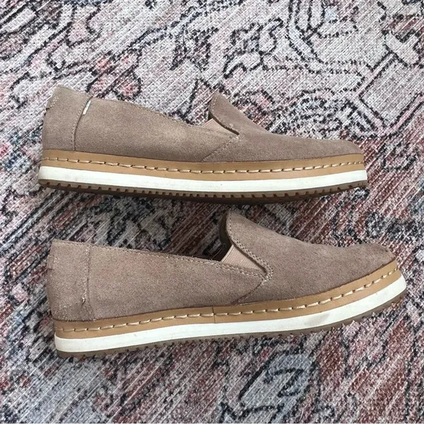 TOMS Desert Tan Suede Women's Palma Wrap Slip-Ons 10014282 size 8 - Image 6