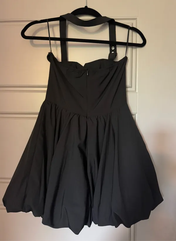 Black buckle halter dress PLT - Image 2