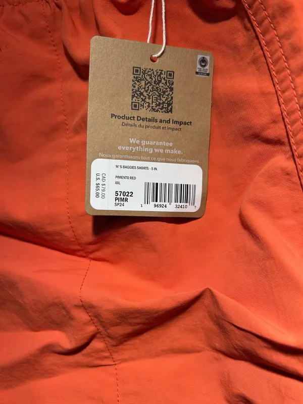 Patagonia Men's Baggies™ Shorts in the 5-inch inseam 2XL - Image 6