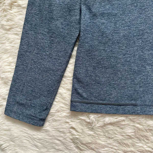 Lululemon Top Long Sleeve Crewneck Heathered Blue - Image 6
