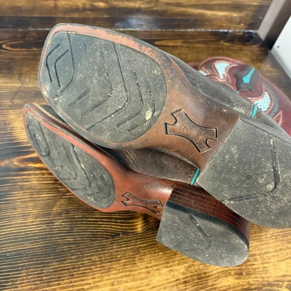 Ariat Brown And Burgundy VentTEK Ultra Western Boot‎ Size 6.5 - Image 10