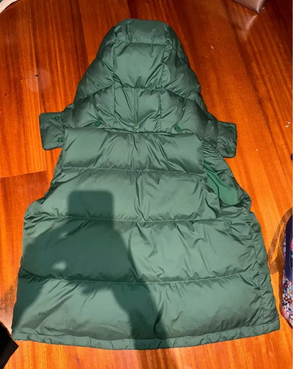 Lululemon wunder puff vest 4 everglade green - Image 3