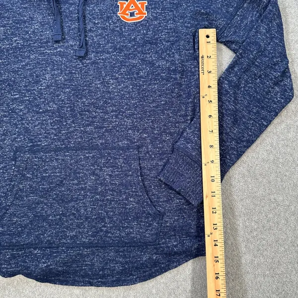 Auburn Tigers Boxercraft Cowl Neck Pullover Women's Small Logo Kangaroo Pocket - Image 5