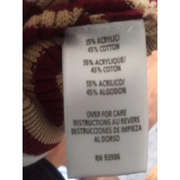 Casual Corner Annex Women’s Striped Lightweight Sweater Size Large - Image 8
