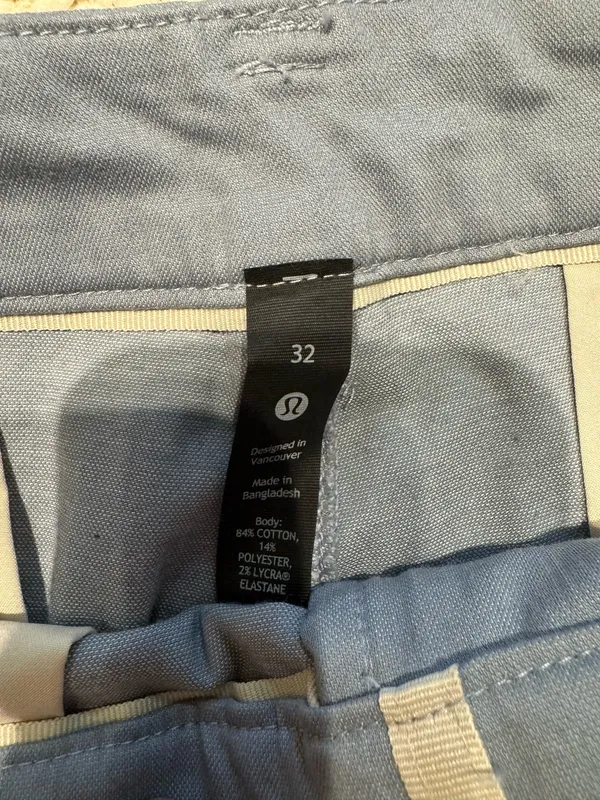 Lululemon Men’s Blue Dress Shorts - Image 6