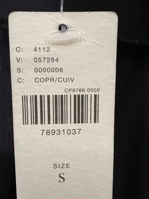 NEW Anthropologie Shine Metallic Copper Long Sleeve Button Up Shirt Size Small - Image 12
