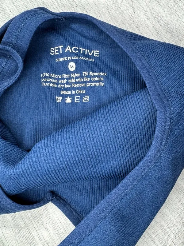 SET Active Sculptflex Ribbed V Bra Size M - Image 3