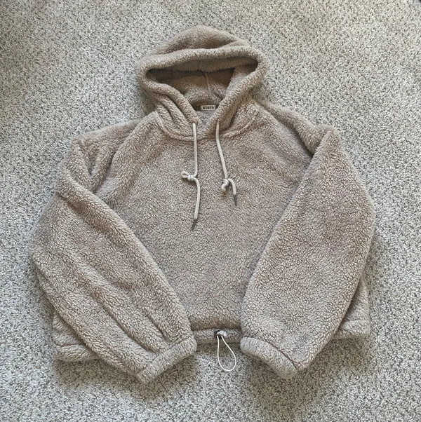 Boutique Cozy Crop Fleece Hoodie - Image 5